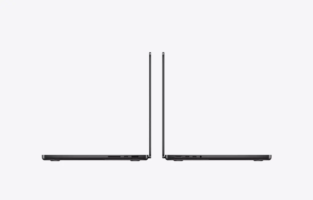 Apple MacBook Pro 14" (Side View: Opened)