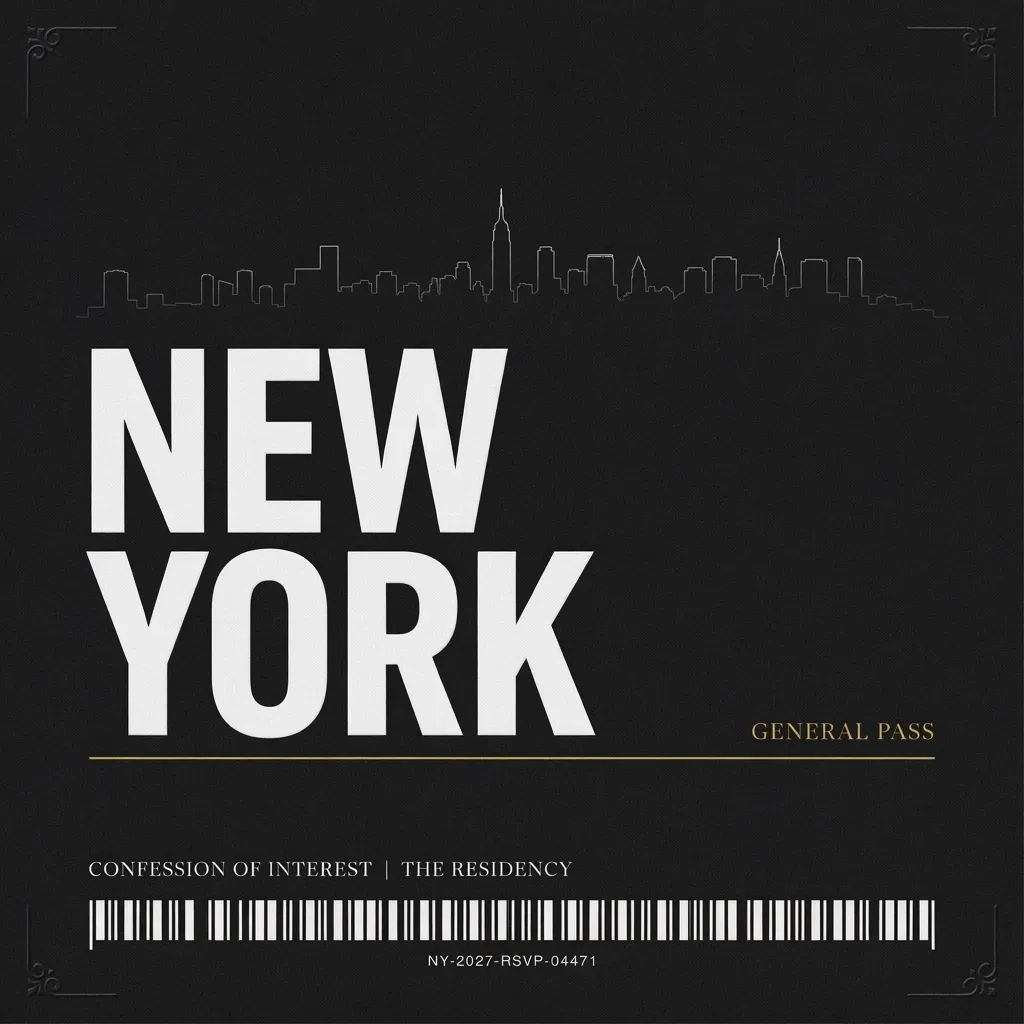 General Pass - Confession of Interest | The Residency (New York)